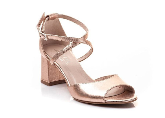 Buty KOTYL Różowe Złoto wz.3803