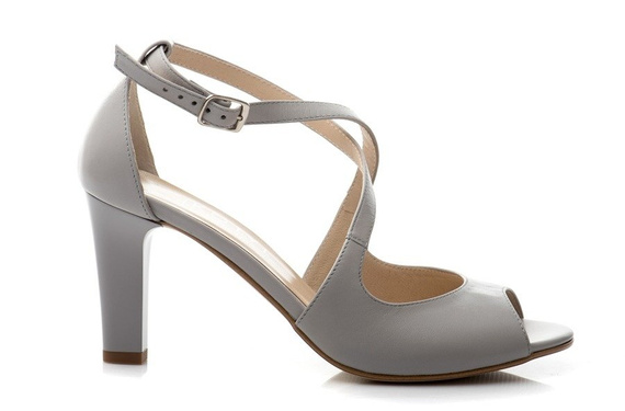 Buty KOTYL Szare Skóra wz.4325