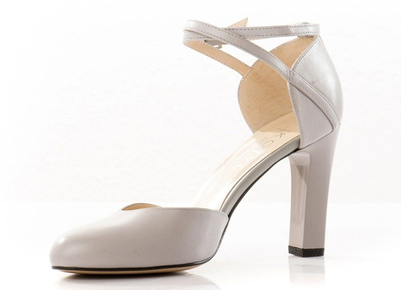 Buty KOTYL Szare Skóra wz.5891