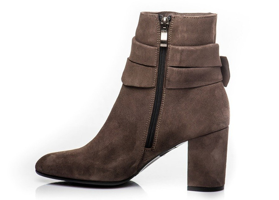 Buty LAURA MESSI Szare Zamsz wz.1664