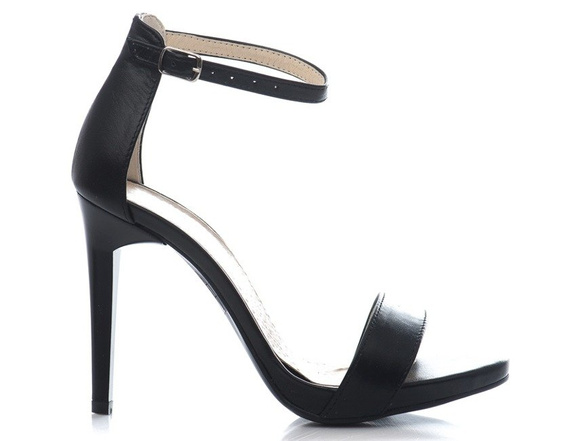 Buty MARGO Czarne Skóra wz.706