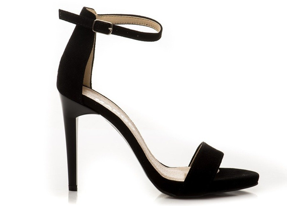 Buty MARGO Czarne Zamsz wz.706