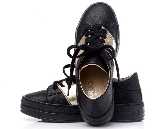 Buty MARGO Czarne Złote wz.230