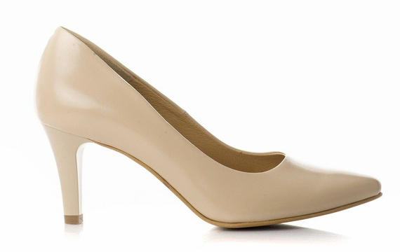 Buty NIKOLL Beżowa Skóra wz.1062 k231