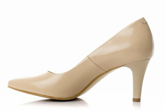 Buty NIKOLL Beżowa Skóra wz.1062 k231