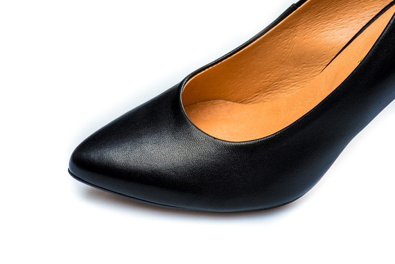 Buty NIKOLL Czarne Skóra wz.C542