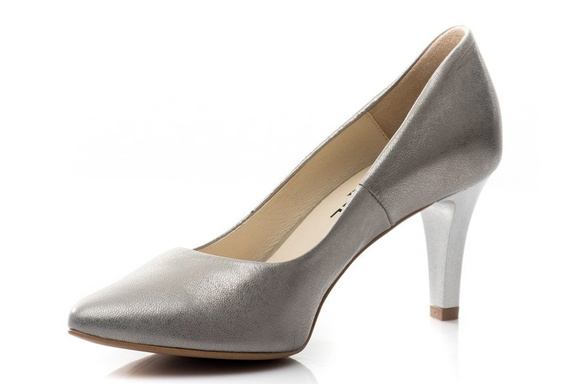 Buty NIKOLL Szare Skóra wz.1062 k593