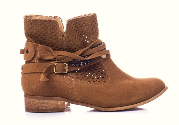 Buty PER VOI Brąz Zamsz wz.202-M/3