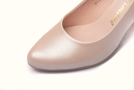 Buty SIMONE Beż Perła wz.9136 k1416
