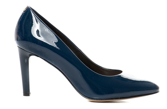 Buty SIMONE Granat Lakier wz.4063 k429