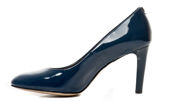 Buty SIMONE Granat Lakier wz.4063 k429