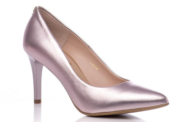 Buty SIMONE Różowe Srebro wz.816 K1102