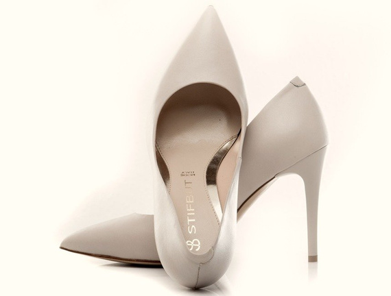 Buty STIFBUT Beżowe Skóra wz.756