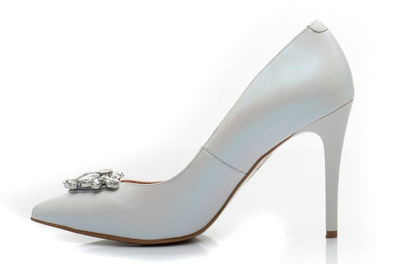 Buty STIFBUT Białe Perła wz.682