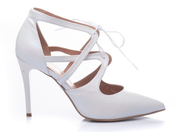 Buty STIFBUT Białe Perła wz.759