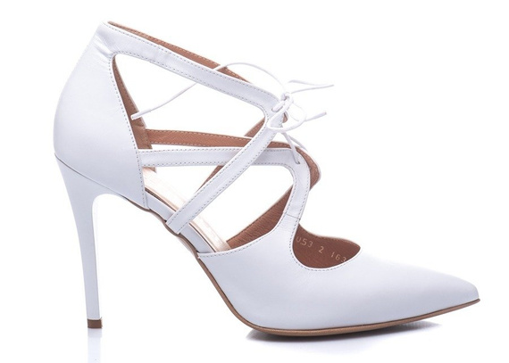 Buty STIFBUT Białe Skóra wz.759