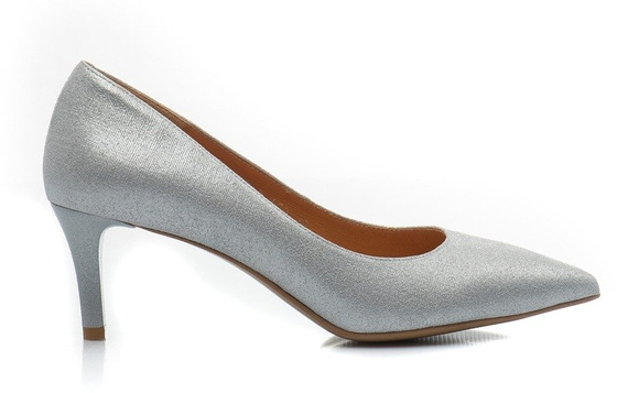 Buty STIFBUT SREBRNE SATYNA wz.627