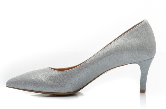 Buty STIFBUT SREBRNE SATYNA wz.627