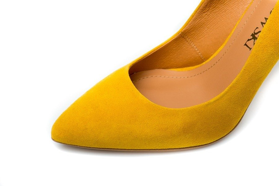 Buty SZYDŁOWSKI Żółty Zamsz wz.1425 k603