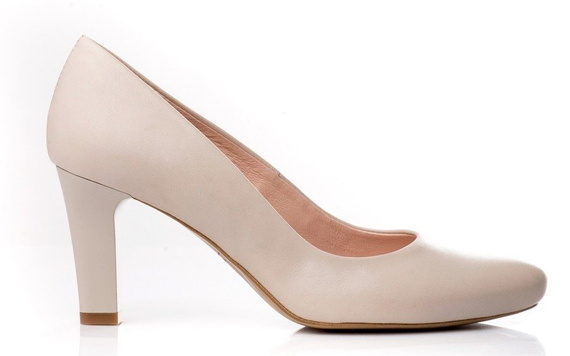 Buty VISCONI Beżowe Skóra wz.8100