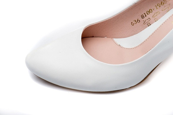 Buty VISCONI Białe Skóra wz.8100/1