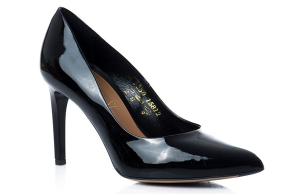 Buty VISCONI Czarne Lakier wz.7260