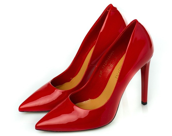 Buty VISCONI Czerwone Lakier wz.7118