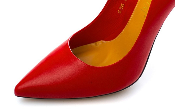 Buty VISCONI Czerwone Skóra wz.7118
