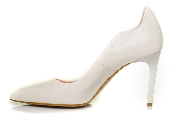 Buty VISCONI Ecru Skóra wz.7147