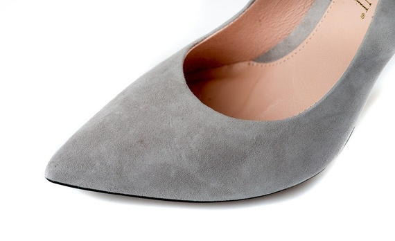 Buty VISCONI Popiel Welur wz.8014