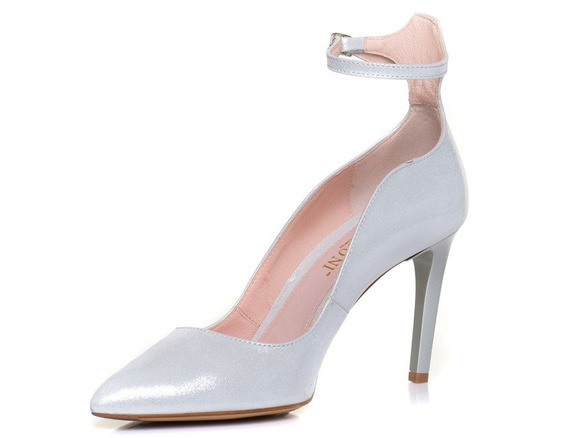 Buty VISCONI Satyna Srebro wz.7236