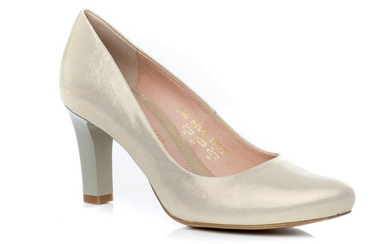 Buty VISCONI Satyna Złoto wz.8100