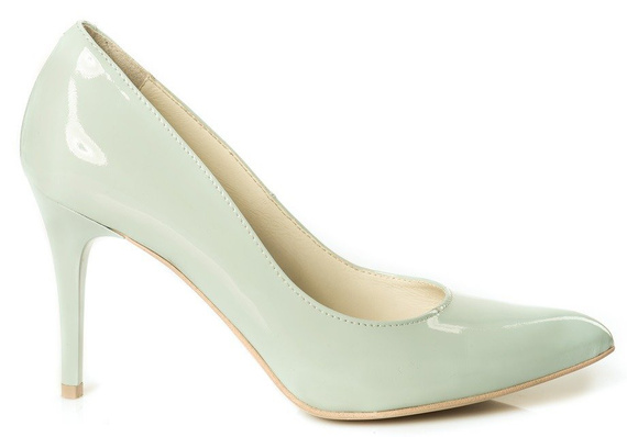 Buty VISCONI Szare Lakier wz.650 k247