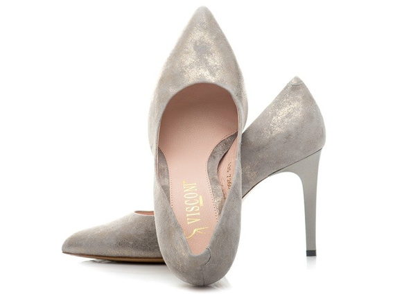 Buty VISCONI Szare Welur wz.7260